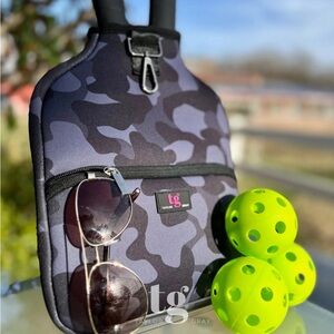 Pickleball Paddle Cover, Lover, Tennis, Neoprene cover, Camo, Camouflage